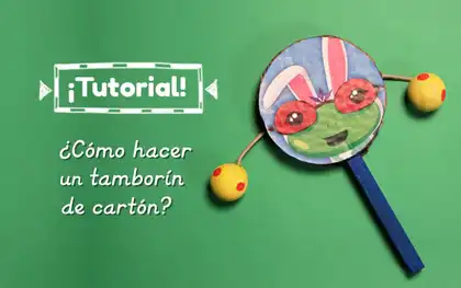 Tutorial – ¿Cómo hacer un tamborín de cartón?