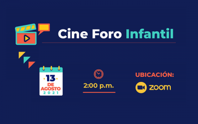Evento en vivo – Cine Foro Infantil – ejercicio de observación de 4 cortometrajes
